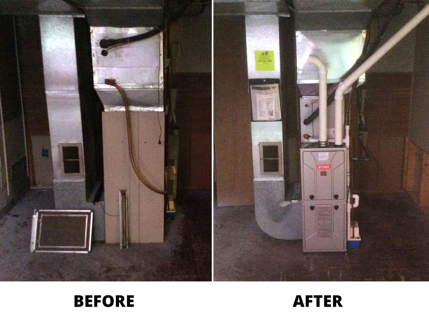 Installation Images and Photo Gallery for JFK Heating and Cooling, LLC